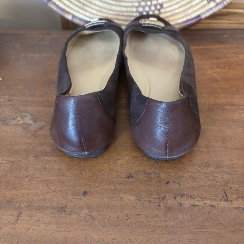 Coach brown suede flats - Picture 3 of 7